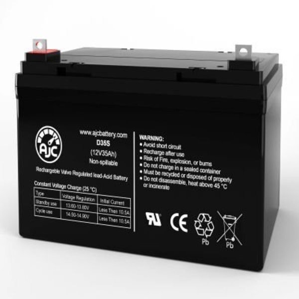 AJC Go-Go BackUPS 700 BR700G UPS Replacement Battery 35Ah, 12V, NB, Battery Clerk, Mfr#: AJC-D35S-I-0-180990